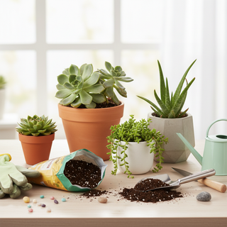 Sukkulenten richtig pflanzen: Tipps für gesunde Zimmerpflanzen