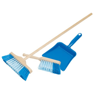 Kinderkehrschaufel blau