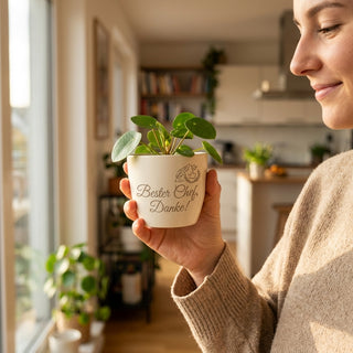 Personalisierter Blumentopf zum Abschied — Geschenk für Abteilungsleiter — lifestyle