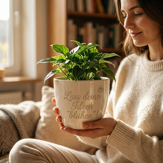 Geschenk für Entwicklerinnen – Gravur: Lass deine Ideen blühen! — im Wohnambiente