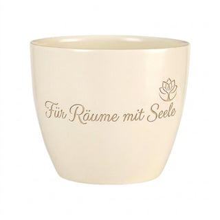 Personalisierter Blumentopf mit Gravur — Geschenk Architektin Einzug & Geburtstag — topf_gravur
