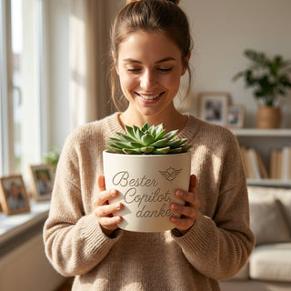 Geschenk Copilot mit individueller Gravur – Bester Copilot — im Wohnambiente
