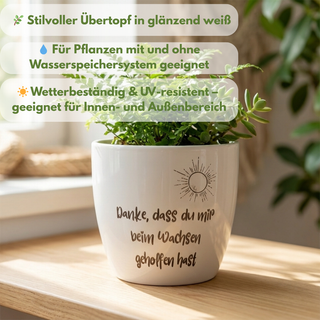 Personalisierter Blumentopf-Designer – Hochglanz Edition