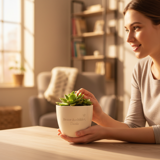 Personalisierter Blumentopf mit Gravur — Geschenk Ausbilder Abschied — lifestyle