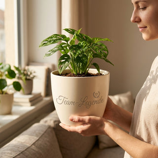 Personalisierter Blumentopf — Geschenk Arbeitskollege Abschied Team-Legende — lifestyle