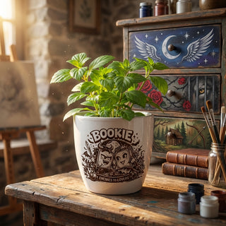 Blumentopf „Enemies to Lovers“ – Pflanztopf für BookTok & Romance-Fans