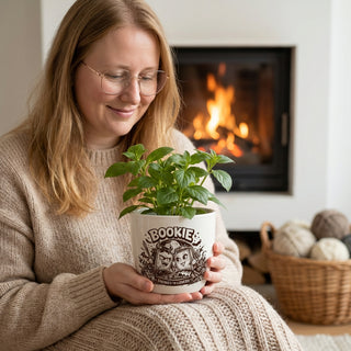 Blumentopf „Enemies to Lovers“ – Pflanztopf für BookTok & Romance-Fans