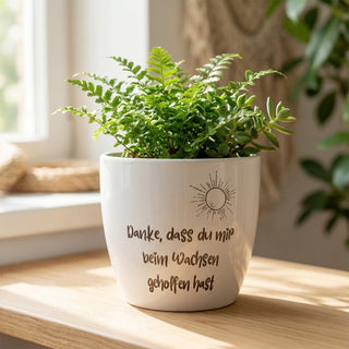 Personalisierter Blumentopf-Designer – Hochglanz Edition