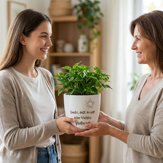 Personalisierter Blumentopf-Designer – Hochglanz Edition