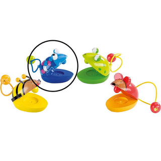 GoKi Tier-Kastagnetten: Biene, Fisch, Frosch & Maus. Bunte Holzkastagnetten für Kinder. Fördert Musikalität und Rhythmusge...