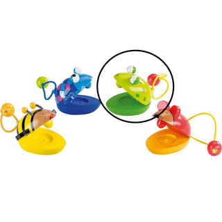 GoKi Tier-Kastagnetten: Biene, Fisch, Frosch & Maus. Bunte Holzkastagnetten für Kinder, fördern Musikalität und Rhythmusge...
