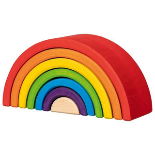 GoKi bunter Holzregenbogen-Baustein. Fördert Kreativität und Spielspaß. Ideal für Kinder.