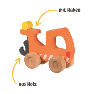 Holzabschleppwagen