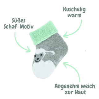 söckchen blau schaf